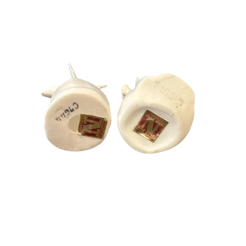 Napcoware Vintage Kissing Angels‎ Porcelain Bisque Figurines 3
